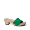 Pantoletten | SOFTCLIX Kelly Kaschmir Fashiongreen (Hazelnut)