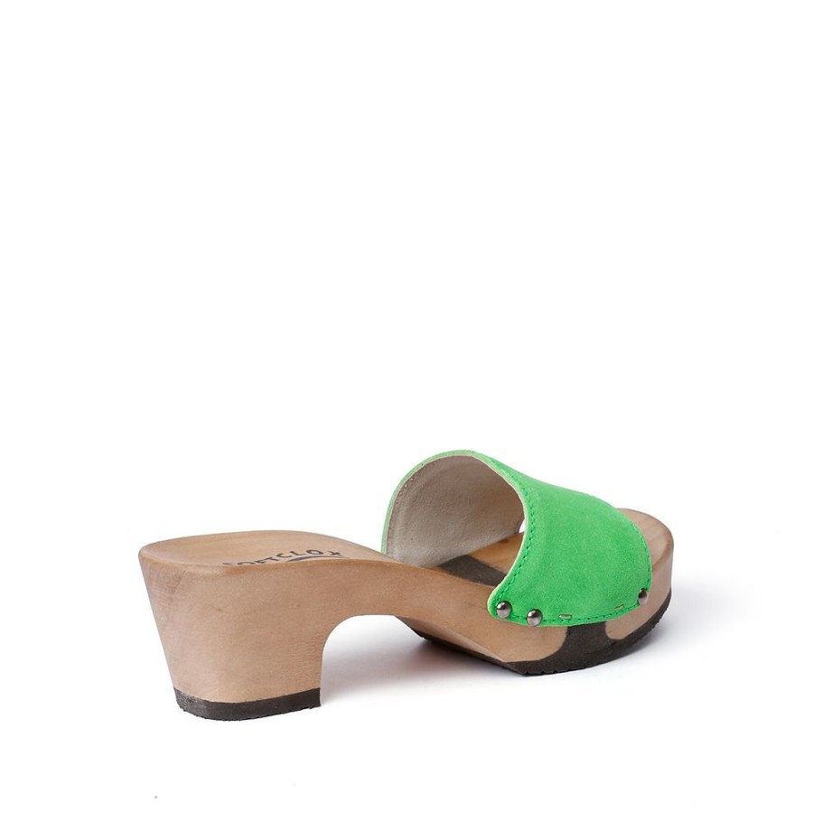 Pantoletten | SOFTCLIX Kelly Kaschmir Green (Hazelnut)