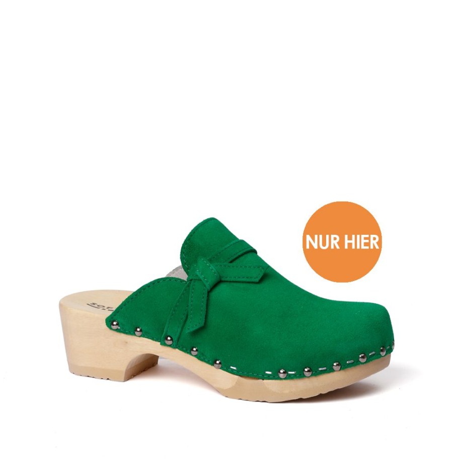 Clogs | SOFTCLIX Torina Kaschmir Fashiongreen (Natur)