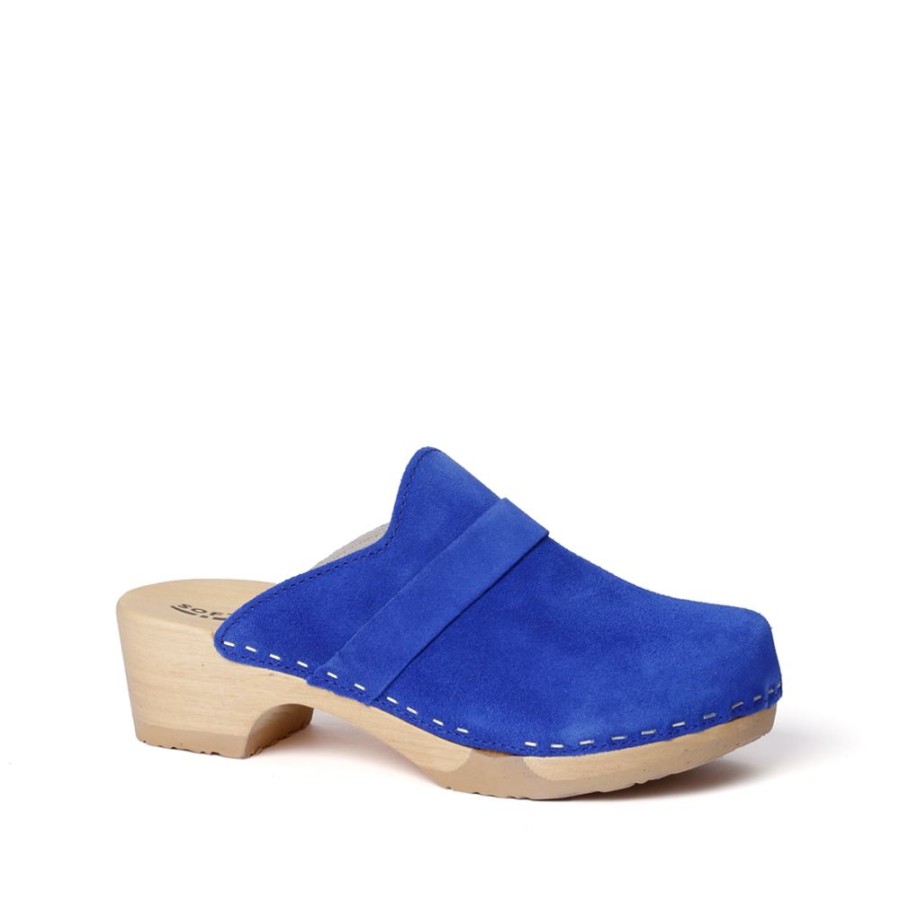 Clogs | SOFTCLIX Tamina Kaschmir Blue Orchid (Natur)