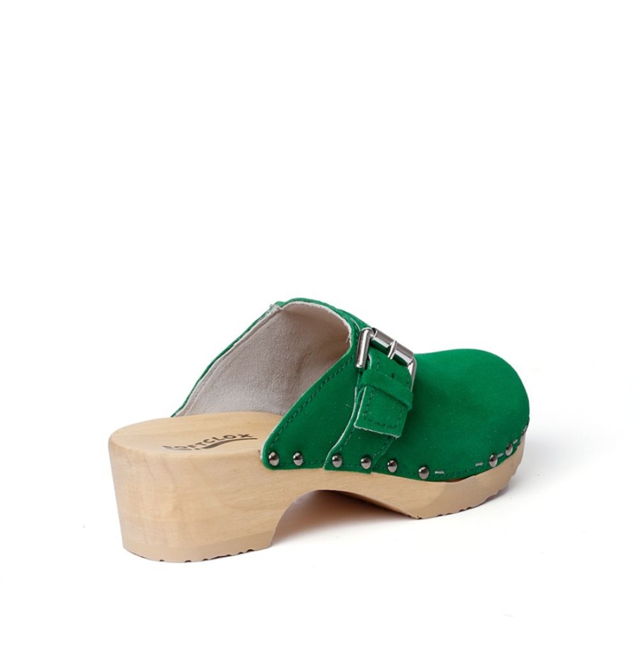 Clogs | SOFTCLIX Tomma Kaschmir Fashiongreen (Natur)