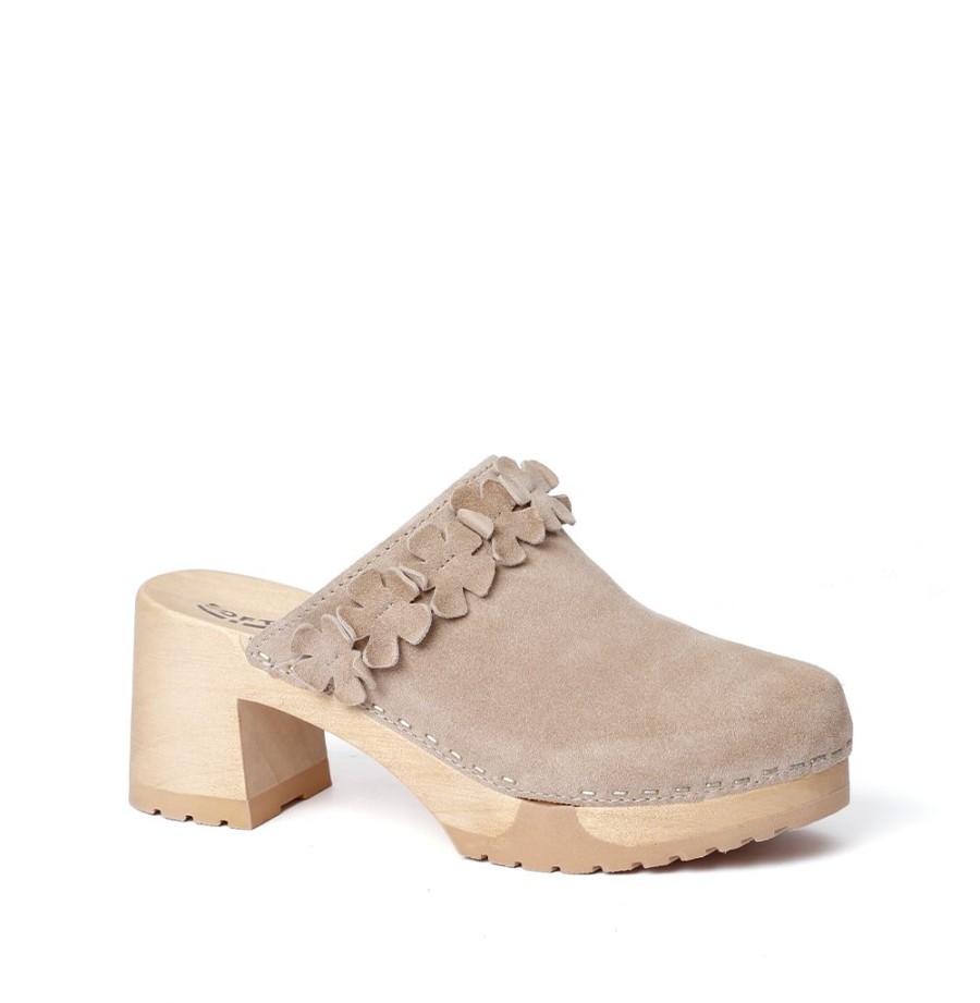 Clogs | SOFTCLIX Hermine Kaschmir Taupe (Natur)