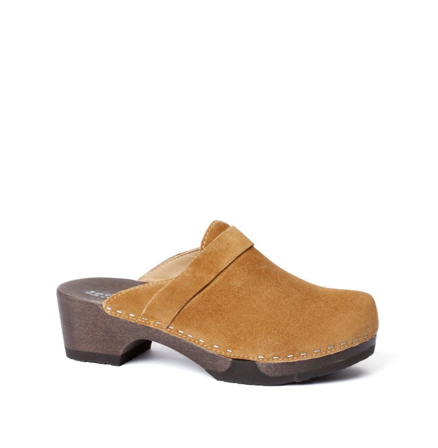 Clogs | SOFTCLIX Tamina Kaschmir Caramel (Dunkel)