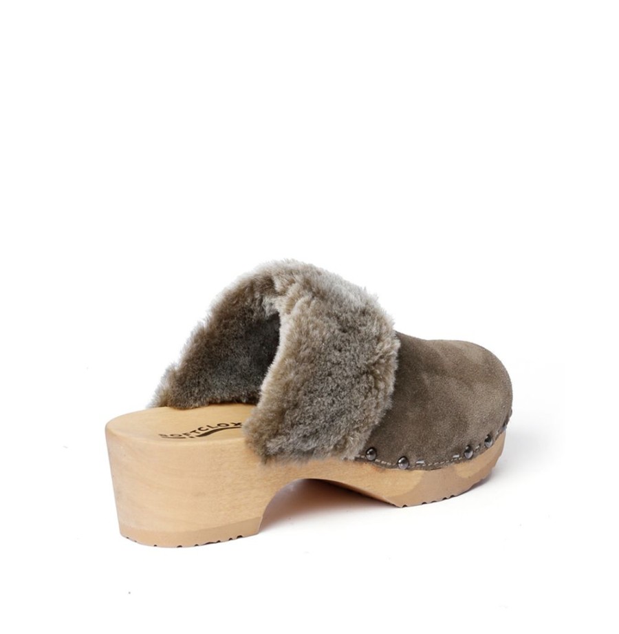 Clogs | SOFTCLIX Tizia Kaschmir/Lf Oliv (Natur)