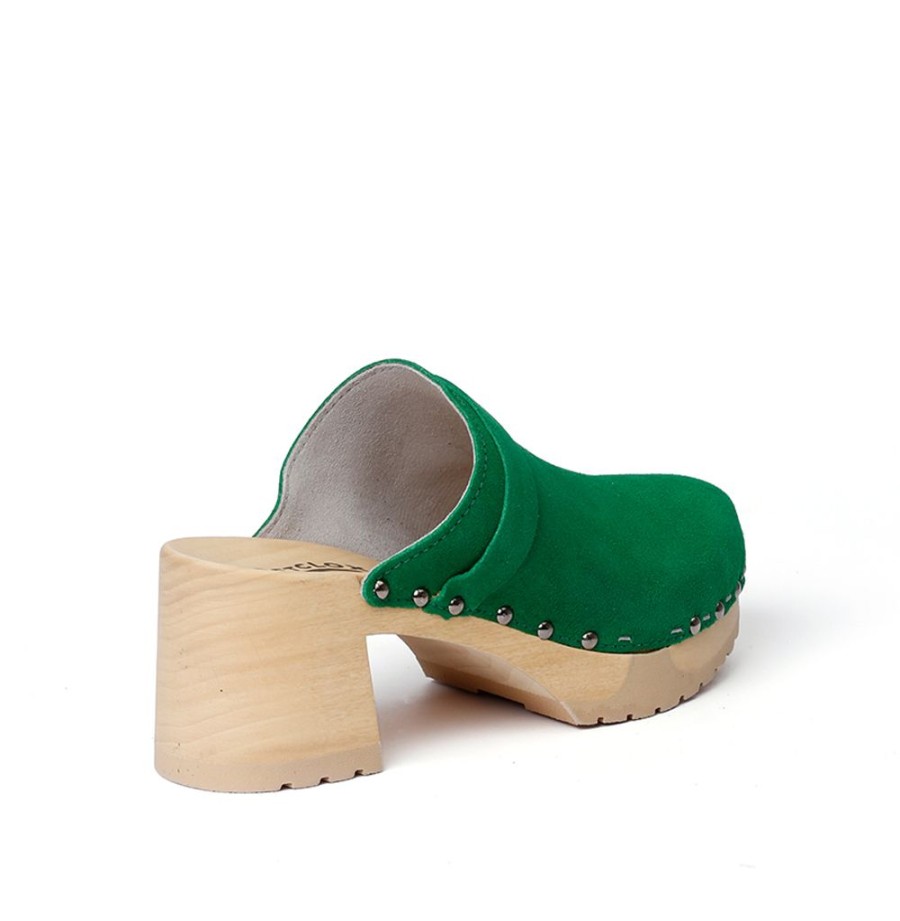 Clogs | SOFTCLIX Henja Kaschmir Fashiongreen (Natur)