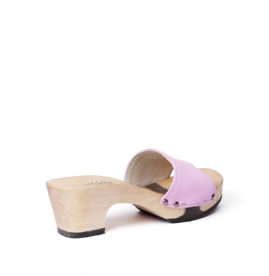 Pantoletten | SOFTCLIX Kelly Kaschmir Purple (Hazelnut)