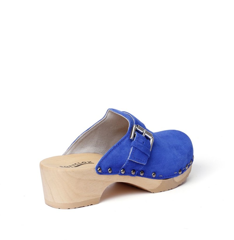 Clogs | SOFTCLIX Tomma Kaschmir Blue Orchid (Natur)