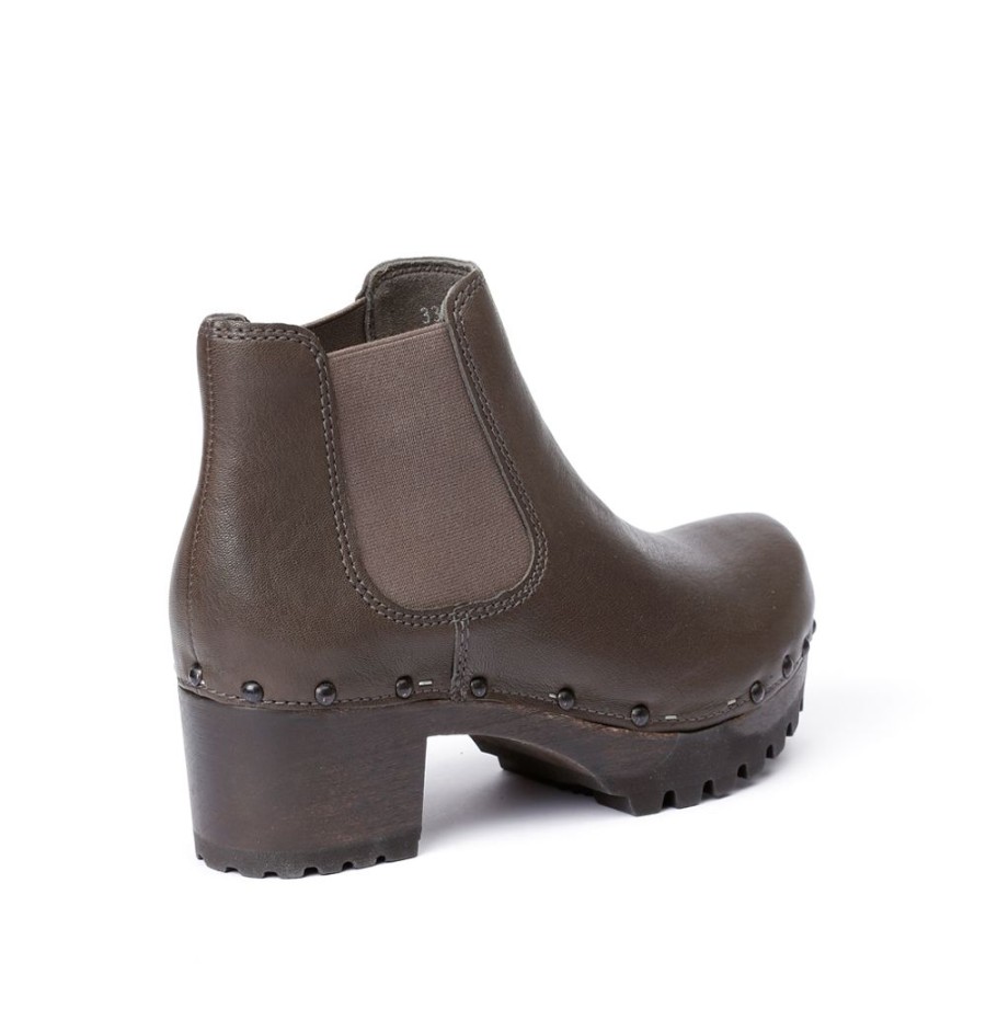 Stiefeletten | SOFTCLIX Isabelle Washed Nappa Dark Grey