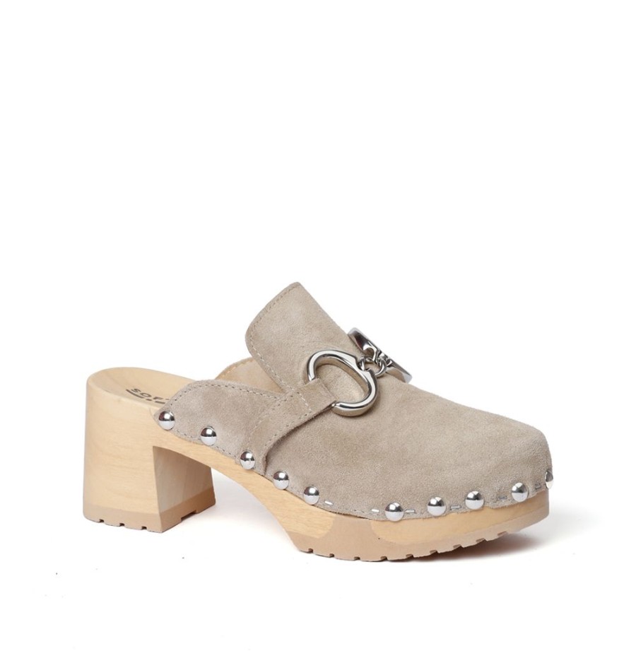 Clogs | SOFTCLIX Hira Kaschmir Taupe (Natur)