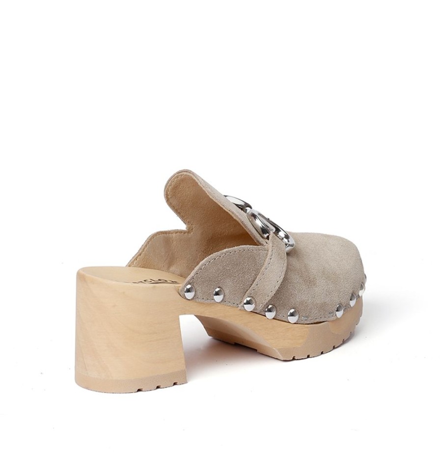 Clogs | SOFTCLIX Hira Kaschmir Taupe (Natur)