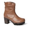 Stiefeletten | SOFTCLIX O-Bootie Washed Nappa Camel