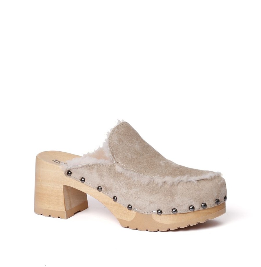 Clogs | SOFTCLIX Henni Kaschmir/Lf Taupe (Natur)