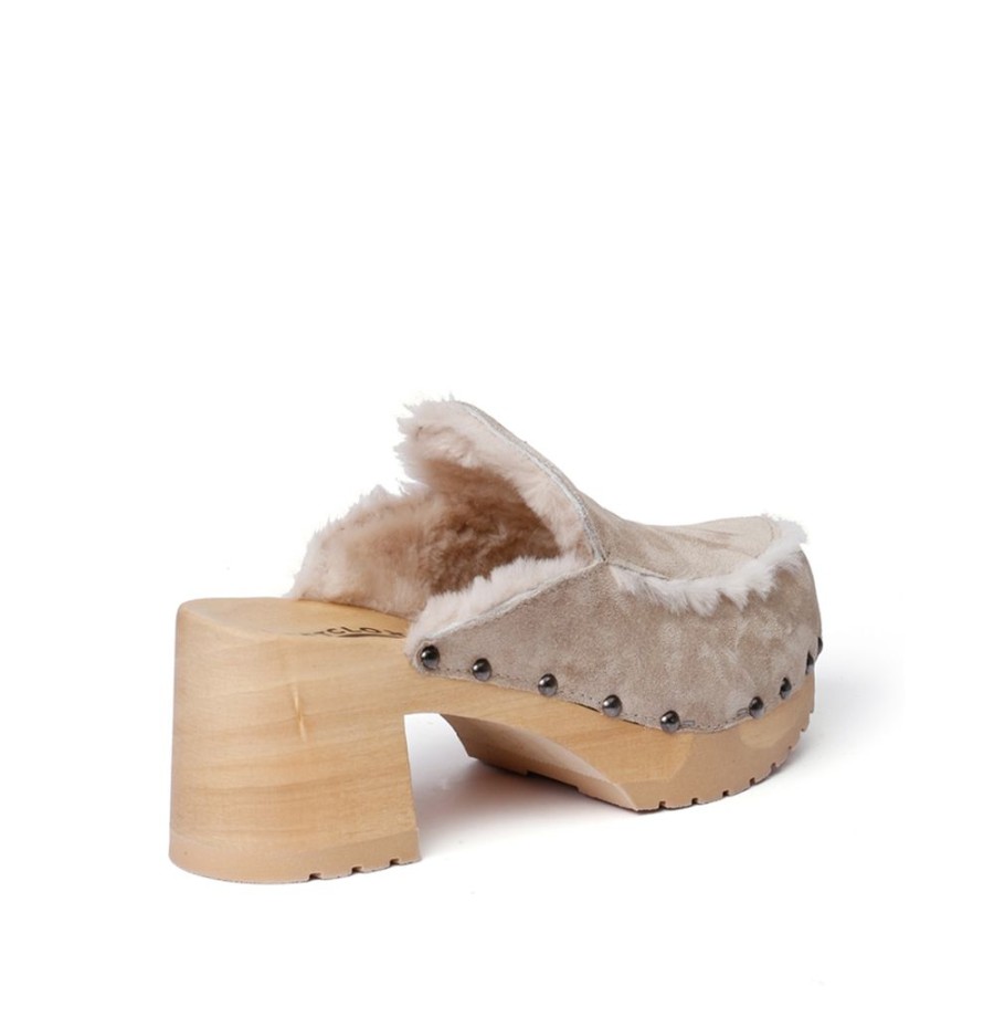 Clogs | SOFTCLIX Henni Kaschmir/Lf Taupe (Natur)