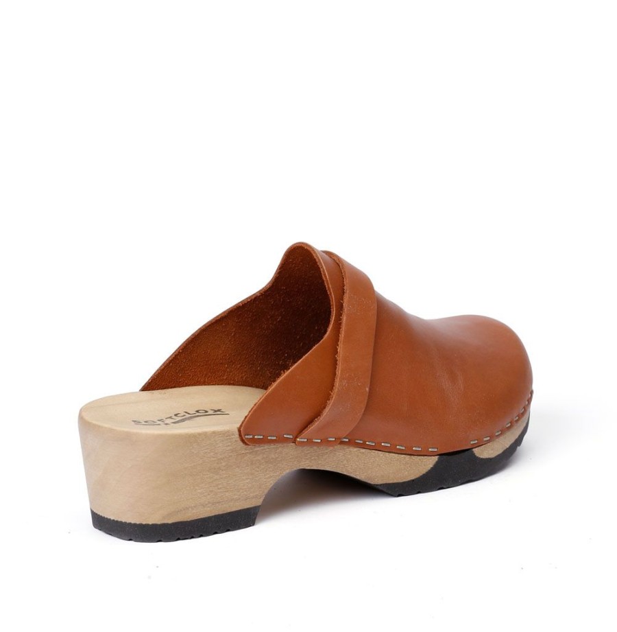 Clogs | SOFTCLIX Tamina Softnappa Cognac (Hazelnut)