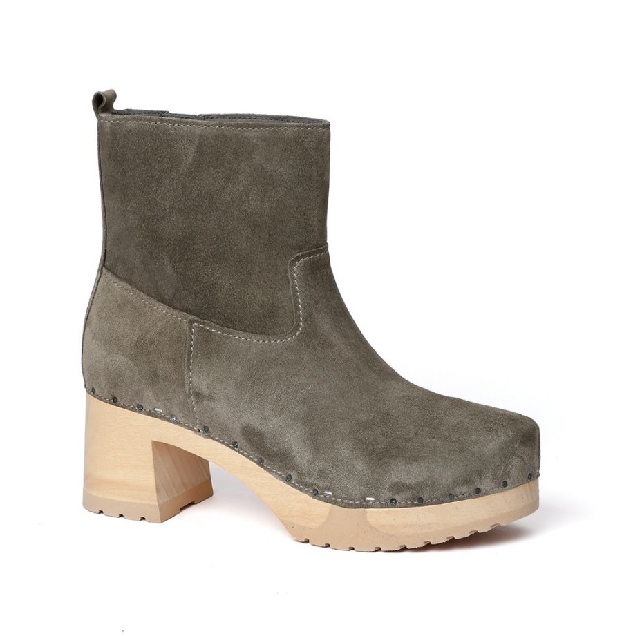 Stiefeletten | SOFTCLIX Hazel Kaschmir Oliv (Natur)