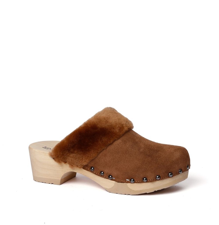 Clogs | SOFTCLIX Tizia Kaschmir/Lf Whiskey (Natur)