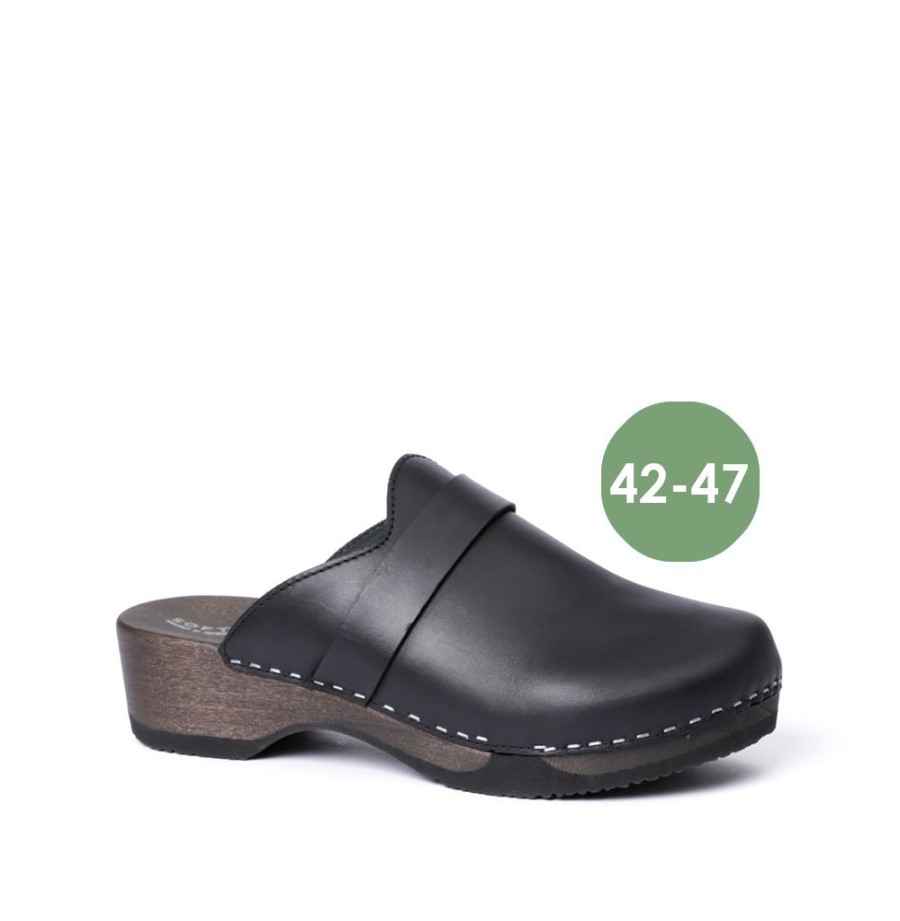 Clogs | SOFTCLIX Tamino Softnappa Schwarz (Dunkel)