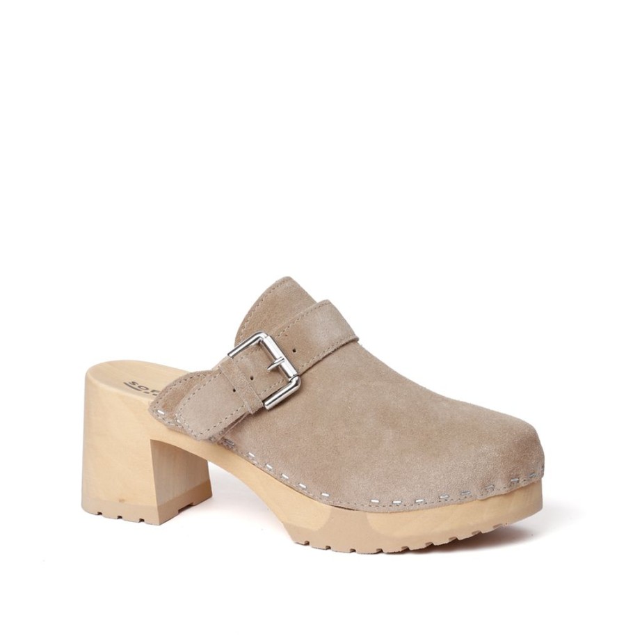 Clogs | SOFTCLIX Hilaria Kaschmir Taupe (Natur)