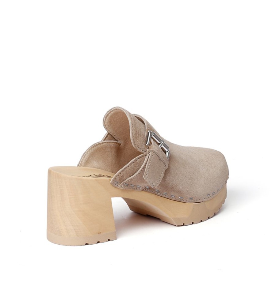 Clogs | SOFTCLIX Hilaria Kaschmir Taupe (Natur)