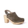 Clogs | SOFTCLIX Saba Kaschmir Oliv (Natur)