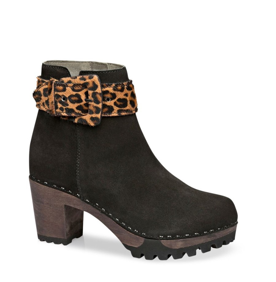 Stiefeletten | SOFTCLIX Oralie Kaschmir/Animalprint Schwarz/Leo