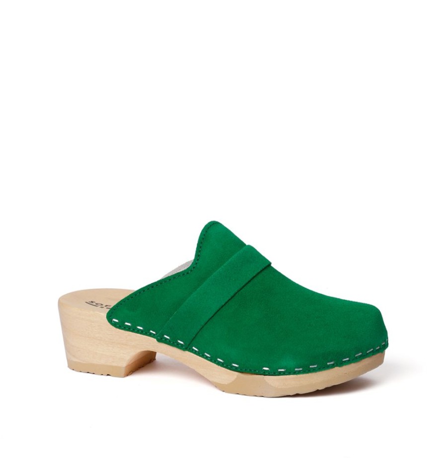 Clogs | SOFTCLIX Tamina Kaschmir Fashiongreen (Natur)