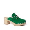 Clogs | SOFTCLIX Hira Kaschmir Fashiongreen (Natur)