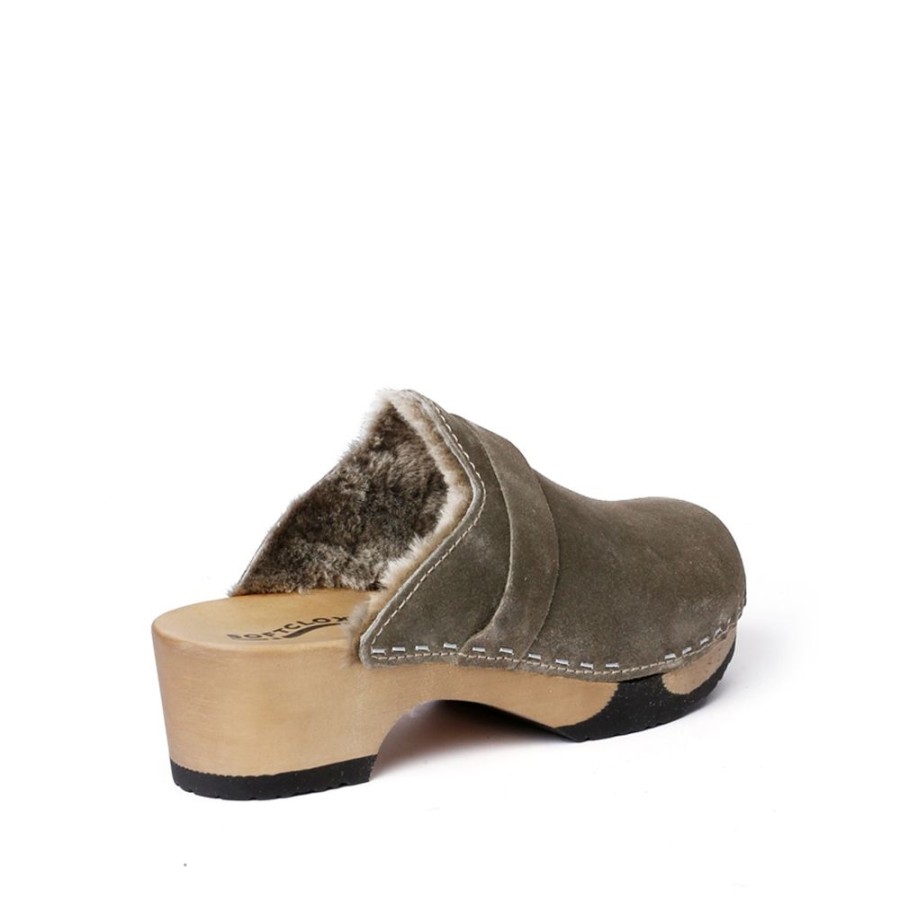 Clogs | SOFTCLIX Taira Kaschmir/Lf Oliv (Hazelnut)