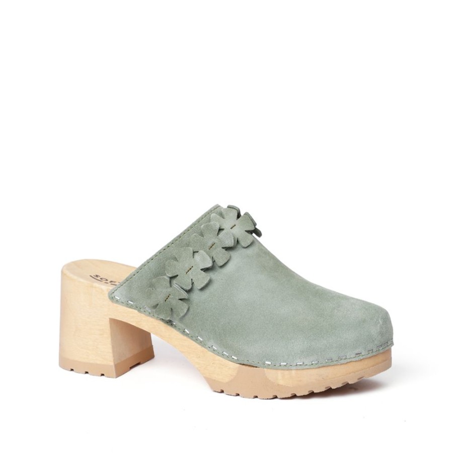 Clogs | SOFTCLIX Hermine Kaschmir Mint (Natur)