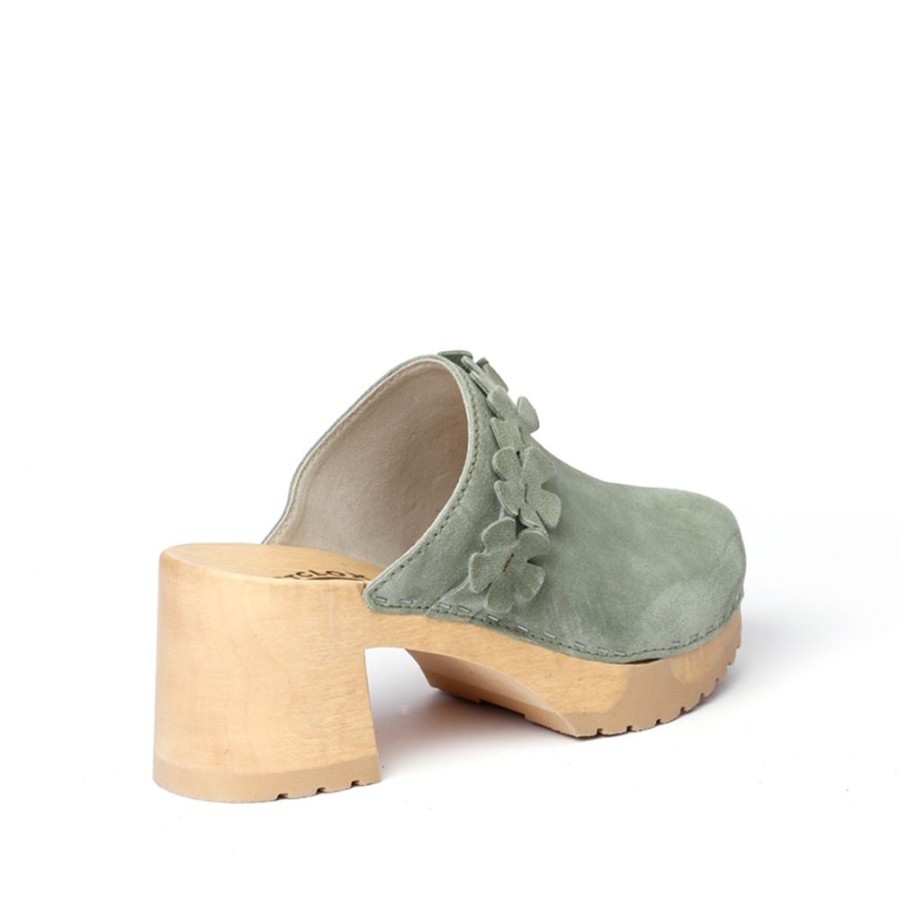 Clogs | SOFTCLIX Hermine Kaschmir Mint (Natur)