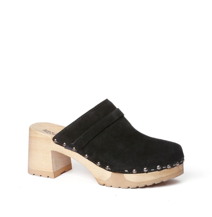 Clogs | SOFTCLIX Henja Kaschmir Schwarz (Natur)