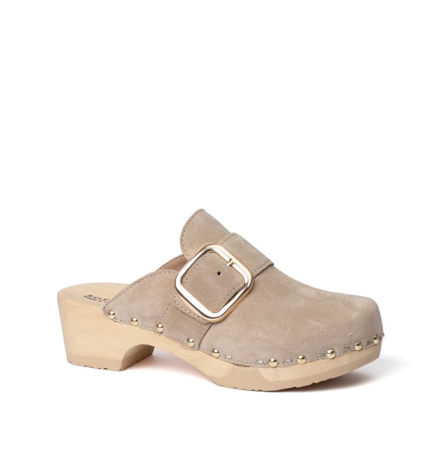 Clogs | SOFTCLIX Tessa Kaschmir Taupe (Natur)