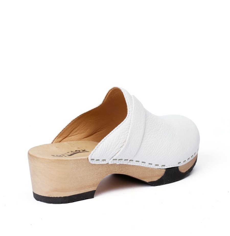 Clogs | SOFTCLIX Tamina Nappa Weis (Hazelnut)