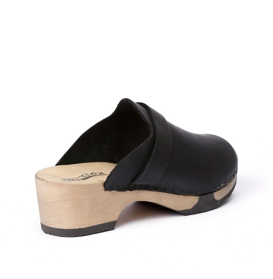 Clogs | SOFTCLIX Tamina Softnappa Schwarz (Hazelnut)