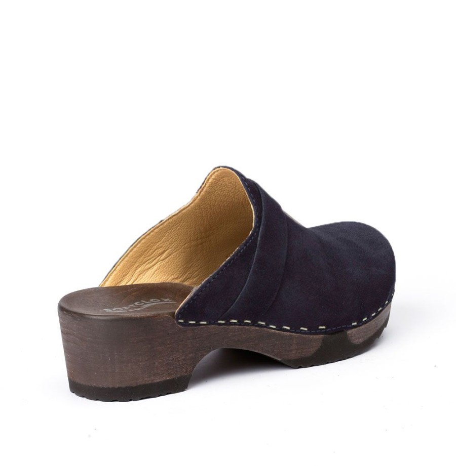 Clogs | SOFTCLIX Tamina Kaschmir Dark Ocean (Dunkel)