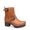 Stiefeletten | SOFTCLIX Jacklyn Washed Nappa Cognac