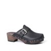 Clogs | SOFTCLIX Tomma Nappa Schwarz (Dunkel)