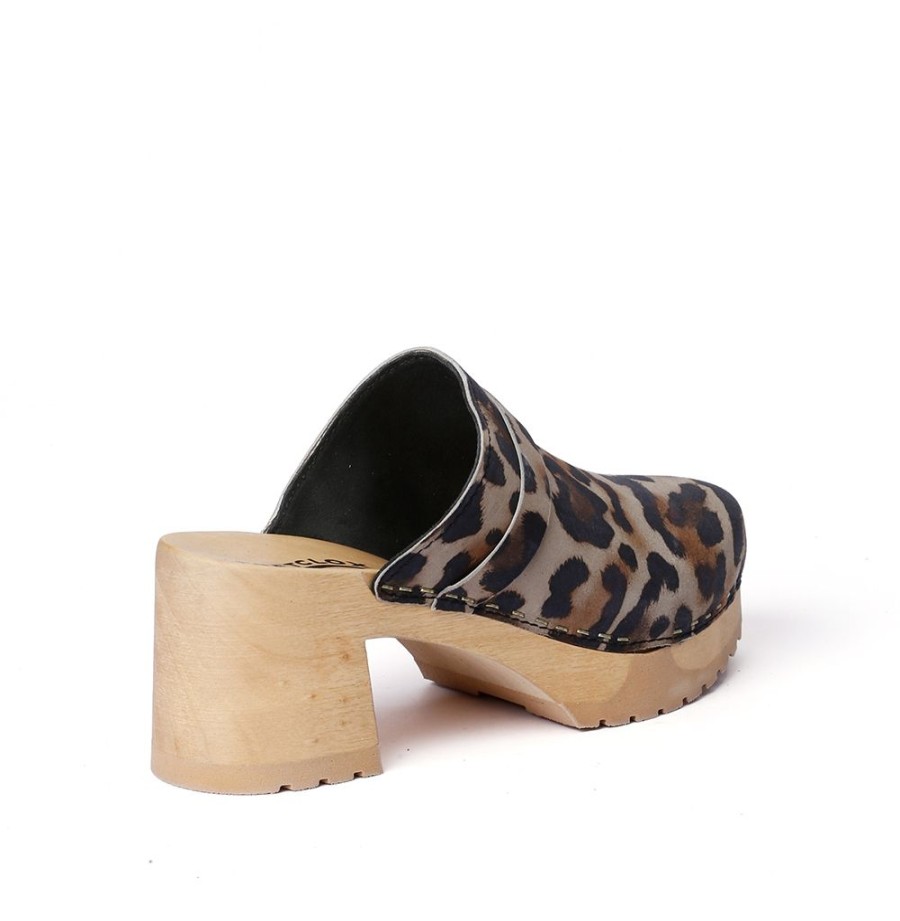 Clogs | SOFTCLIX Henja Animalprint Jaguar (Natur)