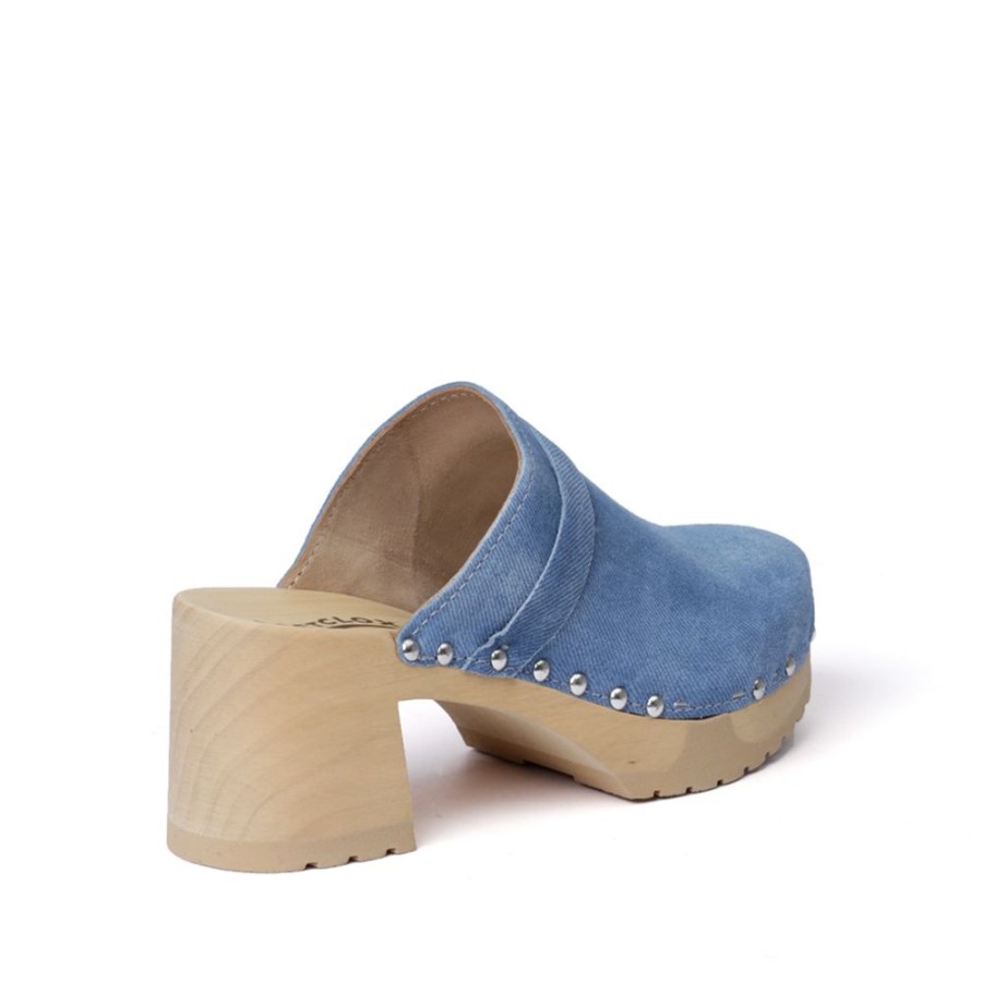 Clogs | SOFTCLIX Henja Jeanslook Blau (Natur)