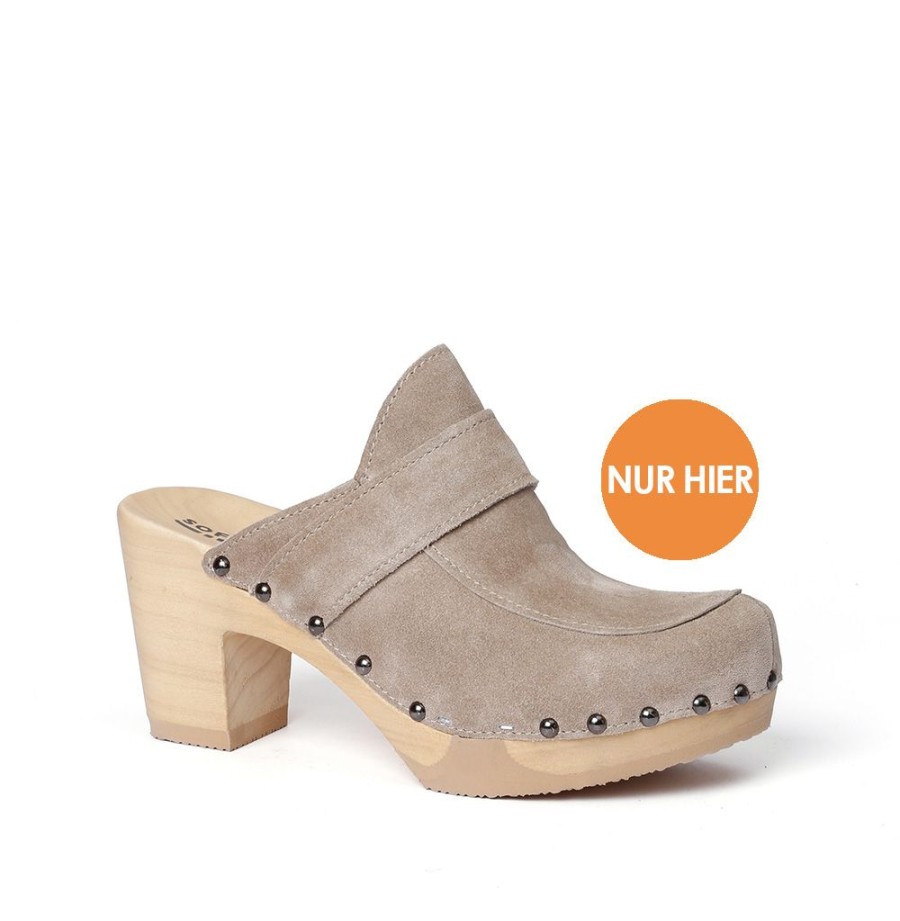 Clogs | SOFTCLIX Shelly Kaschmir Taupe (Natur)