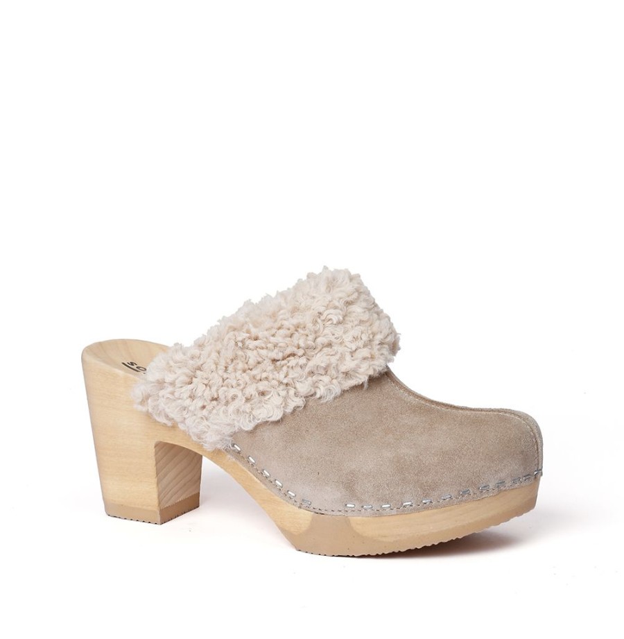 Clogs | SOFTCLIX Serafina Kaschmir/Wf Taupe (Natur)