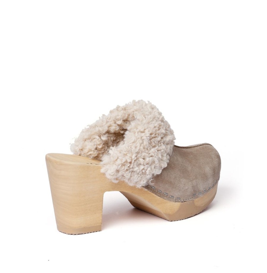 Clogs | SOFTCLIX Serafina Kaschmir/Wf Taupe (Natur)