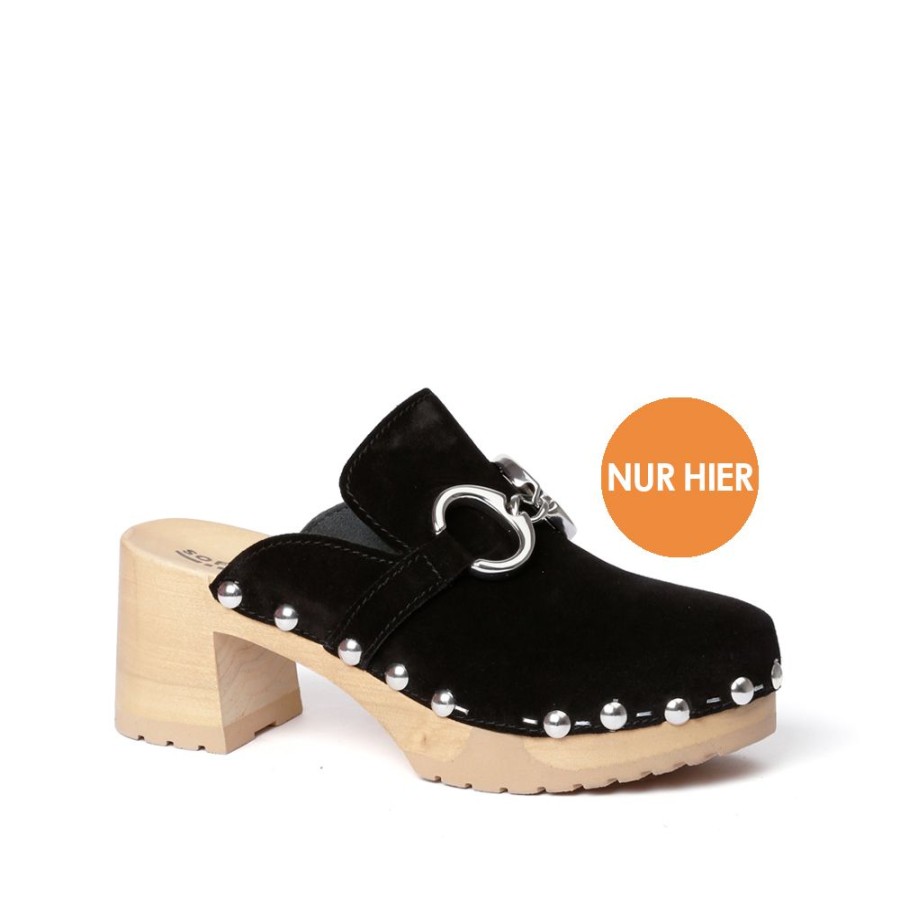 Clogs | SOFTCLIX Hira Kaschmir Schwarz (Natur)